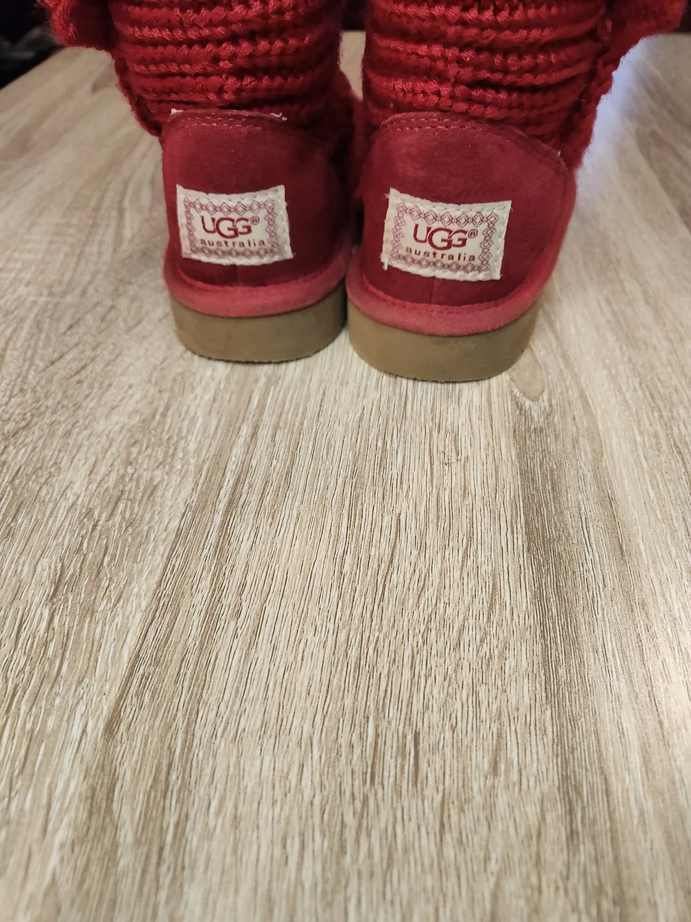 UGG Classic Cardy knit boots